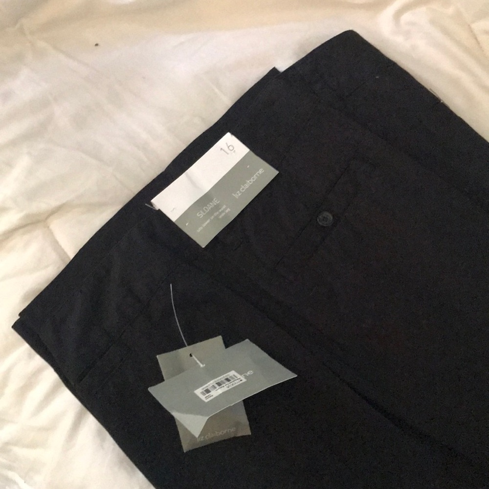 Black chinos in perfect condition.